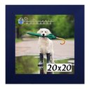 Ver imagem 3 de Kit 4 Porta Retrado Molduras 20x20 Azul