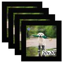 Ver imagem 1 de Kit 4 Porta Retrado Molduras 20x20 Preto