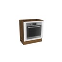 Ver imagem 2 de Balcão para Forno de Embutir Celeste Kappesberg 100% Mdf Nogueira/branco 80cm
