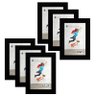 Kit 6 Molduras Porta Retrato 10X15 Preto - 1