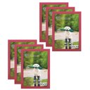 Ver imagem 1 de Kit 6 Molduras Porta Retrato 20X30 Rosa