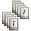 Ver imagem 1 de Kit 8 Molduras Porta Retrato 10X15 Prateado