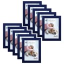 Ver imagem 1 de Kit 10 Molduras Porta Retrato 15X21 Azul