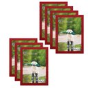 Ver imagem 1 de Kit 7 Molduras Porta Retrato 20X30 Vermelho