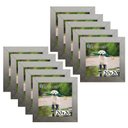 Ver imagem 1 de Kit 10 Porta Retrado Molduras 20x20 Prateado