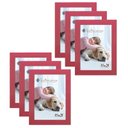 Ver imagem 1 de Kit 6 Molduras Porta Retrato 15X21 Rosa