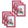 Kit 6 Molduras Porta Retrato 15X21 Rosa - 1