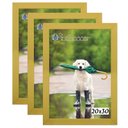 Ver imagem 1 de Kit 3 Molduras Porta Retrato 20X30 Amarelo