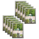 Ver imagem 1 de Kit 10 Molduras Porta Retrato 20X30 Prateado