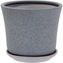 Ver imagem 4 de Kit 3 Cachepô Decorativo Vaso para Planta Cerâmica Cinza