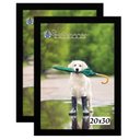 Ver imagem 1 de Kit 2 Molduras Porta Retrato 20X30 Preto