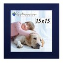 Ver imagem 3 de Kit 10 Porta Retrado Molduras 15x15 Azul