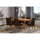 Ver mais imagens de Kit 4 Cadeiras Sala Jantar Vita 4 Un Nature/suede Light Linho - Henn