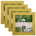 Ver imagem 1 de Kit 4 Porta Retrado Molduras 20x20 Amarelo