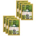 Ver imagem 1 de Kit 6 Molduras Porta Retrato 20X30 Amarelo