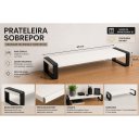 Ver imagem 2 de Prateleira Organizadora de Mesa 60cm MDF Branco - Cantinho da Oração - Organizadora