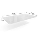 Ver imagem 4 de Conjunto: Mesa de Cozinha Elba Tampo Madeirado C/ Vidro 160cm e 6 Cadeiras Noruega Niquel/freijo