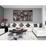 Conjunto de Quadros Decorativos Zebras 160x100cm Kit com 4 Quadros - 2