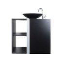 Ver imagem 2 de Conjunto Gabinete para banheiro Preto com Cuba Harpia
