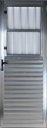 Ver imagem 1 de Porta de Aluminio Postigo Esquerda Linha Premium:2,10 X 0,80/brilhante