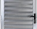 Ver imagem 2 de Porta de Aluminio Palheta Direita Linha Premium:2,10 X 0,60/branco