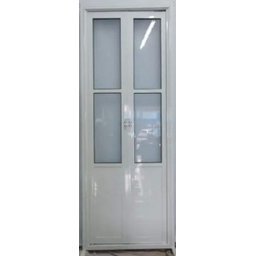 Porta Camarão de Alumínio Branco Lambril 210 x 80 com Vidro Mini Boreal Lux Direita - 3