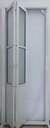 Ver imagem 2 de Porta Camarão de Alumínio Branco Lambril 210 x 80 com Vidro Mini Boreal Lux Direita