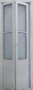 Ver imagem 1 de Porta Camarão de Alumínio Branco Lambril 210 x 80 com Vidro Mini Boreal Lux Direita