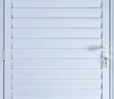 Ver imagem 2 de Porta de Alumínio Palheta 210 x 60 Direita Linha All Modular Cor Branco