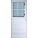 Ver imagem 1 de Porta de Aluminio Postigo Esquerda Linha Premium:2,10 X 0,80/branco