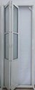 Ver imagem 2 de Porta Camarão de Alumínio Branco Lambril 210 x 70 com Vidro Mini Boreal Lux Direita