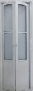 Ver imagem 1 de Porta Camarão de Alumínio Branco Lambril 210 x 70 com Vidro Mini Boreal Lux Direita