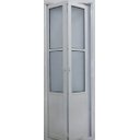 Ver imagem 1 de Porta Camarão de Alumínio Branco Lambril 210 x 70 com Vidro Mini Boreal Lux Direita