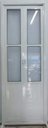 Ver imagem 3 de Porta Camarão de Alumínio Branco Lambril 210 x 70 com Vidro Mini Boreal Lux Direita