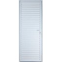 Ver imagem 1 de Porta de Aluminio Palheta Direita Linha Premium:2,10 X 0,60/branco