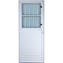 Ver imagem 1 de Porta de Alumínio Social Postigo 210 x 80 Esquerda Linha All Modular Cor Branco
