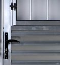Ver imagem 3 de Porta de Aluminio Postigo Esquerda Linha Premium:2,10 X 0,70/brilhante