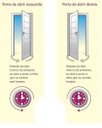Ver imagem 4 de Porta de Aluminio Postigo Esquerda Linha Premium:2,10 X 0,70/brilhante