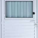 Ver imagem 2 de Porta de Aluminio Postigo Esquerda Linha Premium:2,10 X 0,70/branco