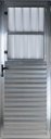 Ver imagem 1 de Porta de Aluminio Postigo 210 x 100 Direita Vidro Mini Boreal Linha All Soft Cor Brilhante