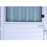 Porta de Aluminio Postigo Direita Linha Premium:2,10 X 0,90/branco - 3