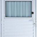 Ver imagem 2 de Porta de Aluminio Postigo Direita Linha Premium:2,10 X 0,90/branco