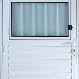 Porta de Aluminio Postigo Direita Linha Premium:2,10 X 0,90/branco - 2 Porta de Aluminio Postigo Direita Linha Premium:2,10 X 0,90/branco - 2