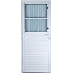 Porta de Aluminio Postigo Direita Linha Premium:2,10 X 0,90/branco - 1 Porta de Aluminio Postigo Direita Linha Premium:2,10 X 0,90/branco - 1