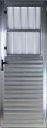 Ver imagem 1 de Porta de Aluminio Postigo Direita Linha Premium:2,10 X 0,80/brilhante