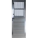 Ver imagem 1 de Porta de Aluminio Postigo Direita Linha Premium:2,10 X 0,70/brilhante