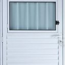 Ver imagem 2 de Porta de Aluminio Postigo Direita Linha Premium:2,10 X 0,70/branco
