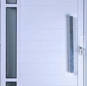 Ver imagem 2 de Porta de Alumínio Lambril com Visor e Puxador Cor Branco 210 x 80 Esquerda Linha All Soft