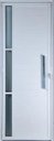 Ver imagem 1 de Porta de Alumínio Lambril com Visor e Puxador Cor Branco 210 x 80 Esquerda Linha All Soft