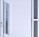 Ver imagem 3 de Porta de Alumínio Lambril com Visor e Puxador Cor Branco 210 x 80 Esquerda Linha All Soft